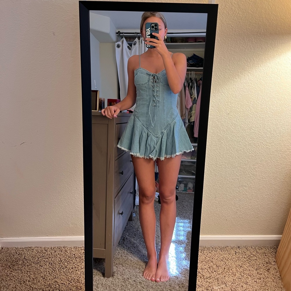 Dolls Kill Denim Dress